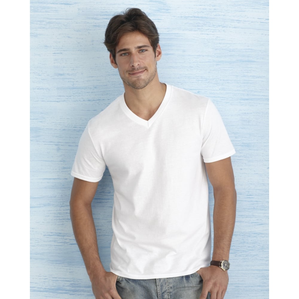 64V00 Men's Soft Style V-Neck T-Shirt – MI Supplies Limited