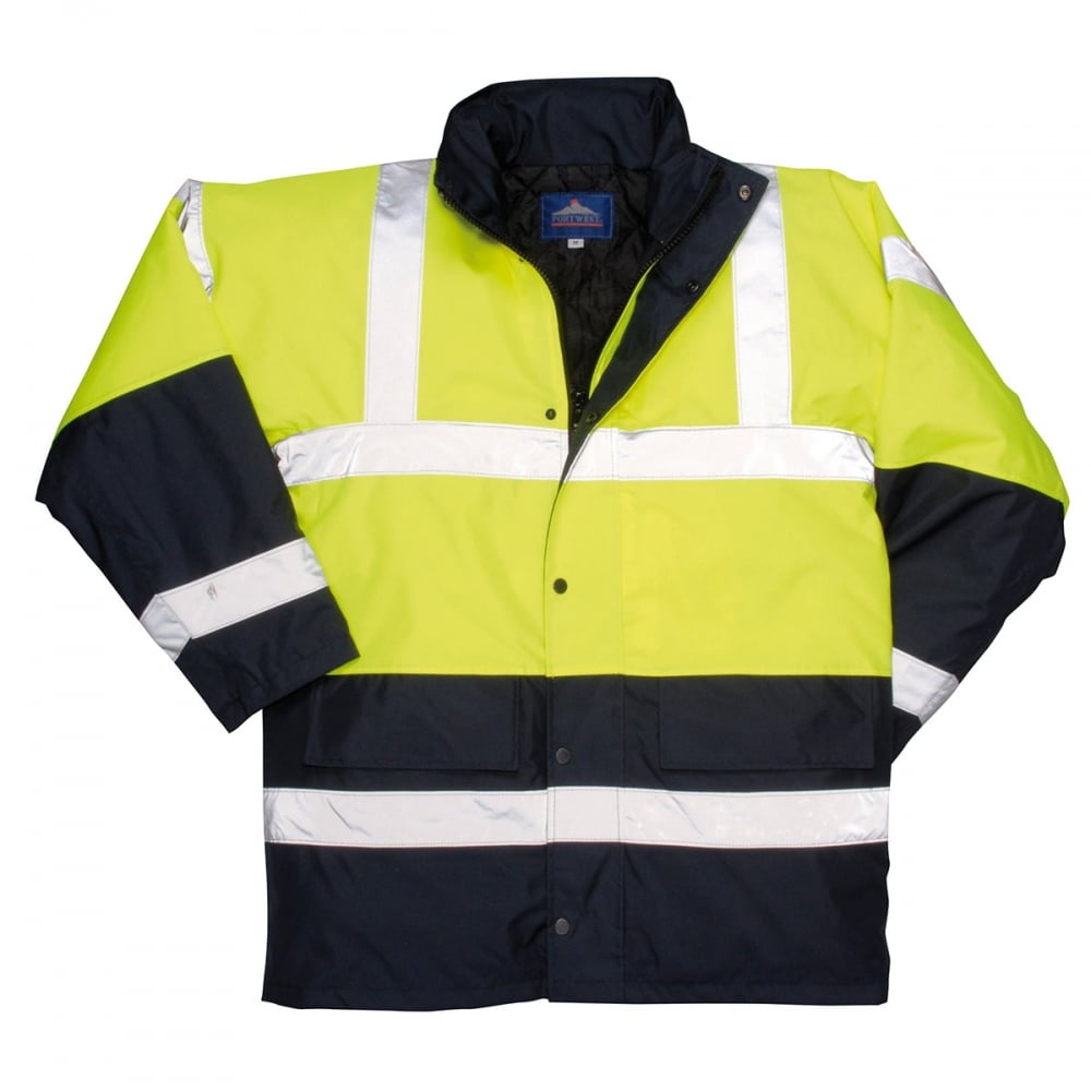 Contrast Traffic Jacket Yellow 2XL *One Size Only - Outlet Store*