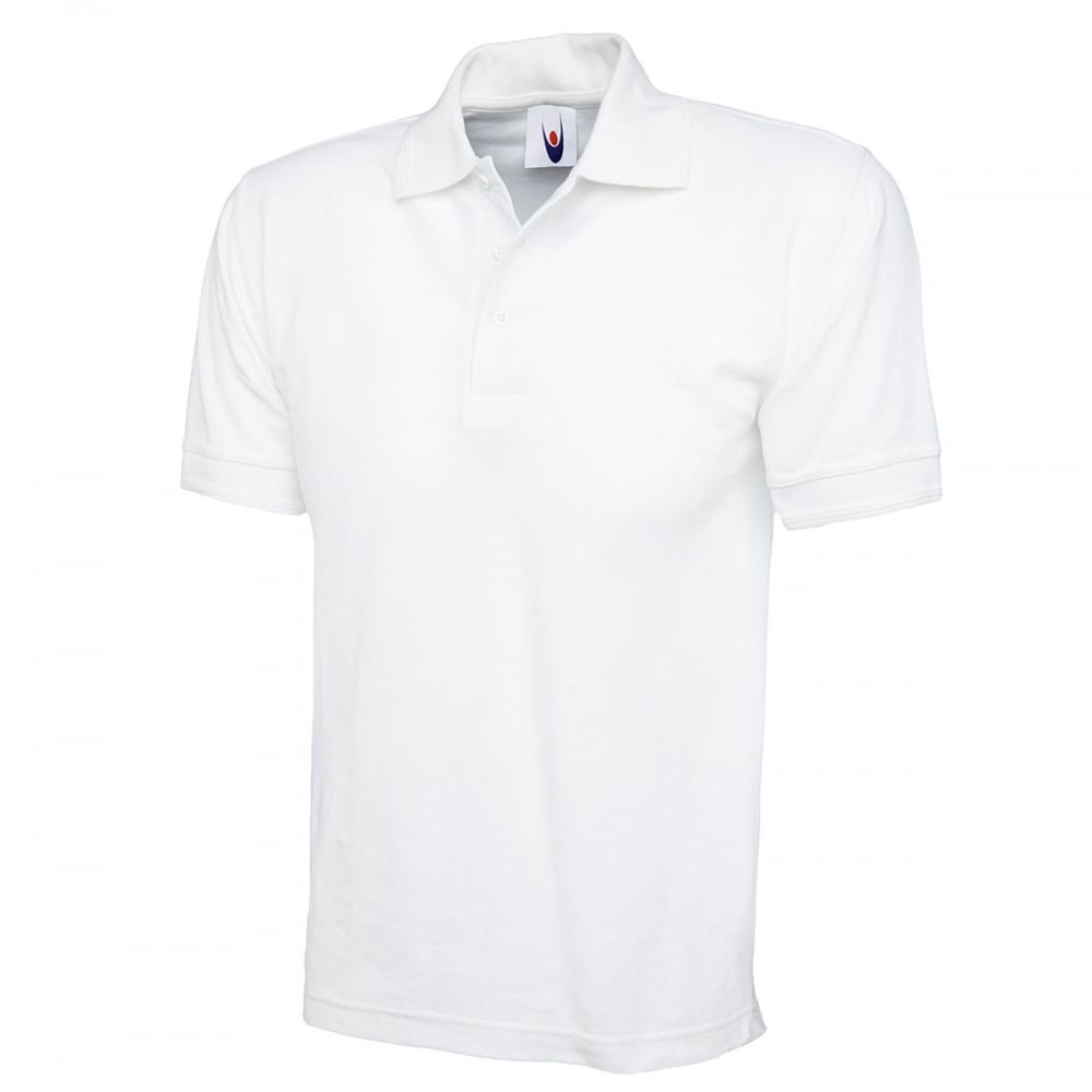 UC102 Heavyweight Poloshirt White XL *One Size Only - Outlet Store*