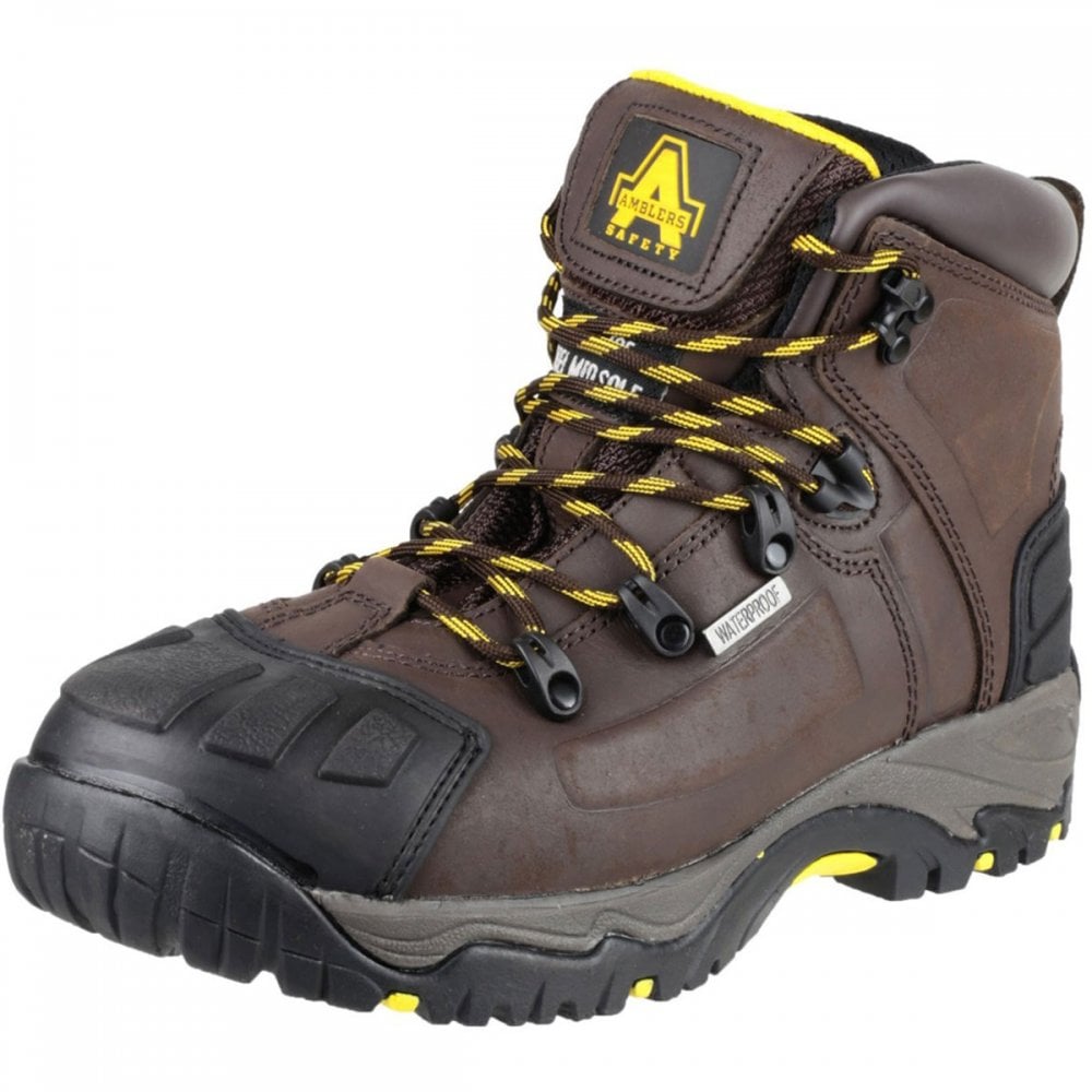 FS39 Waterproof Lace up Safety Boot UK7 - EU41 - US8 Brown *One Size Only - Outlet Store*