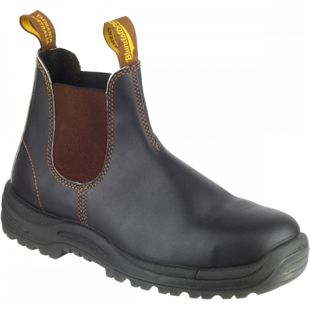 192 Industrial Slip on Safety Boot UK9 - EU43 - US10 Stout Brown *One Size Only - Outlet Store*