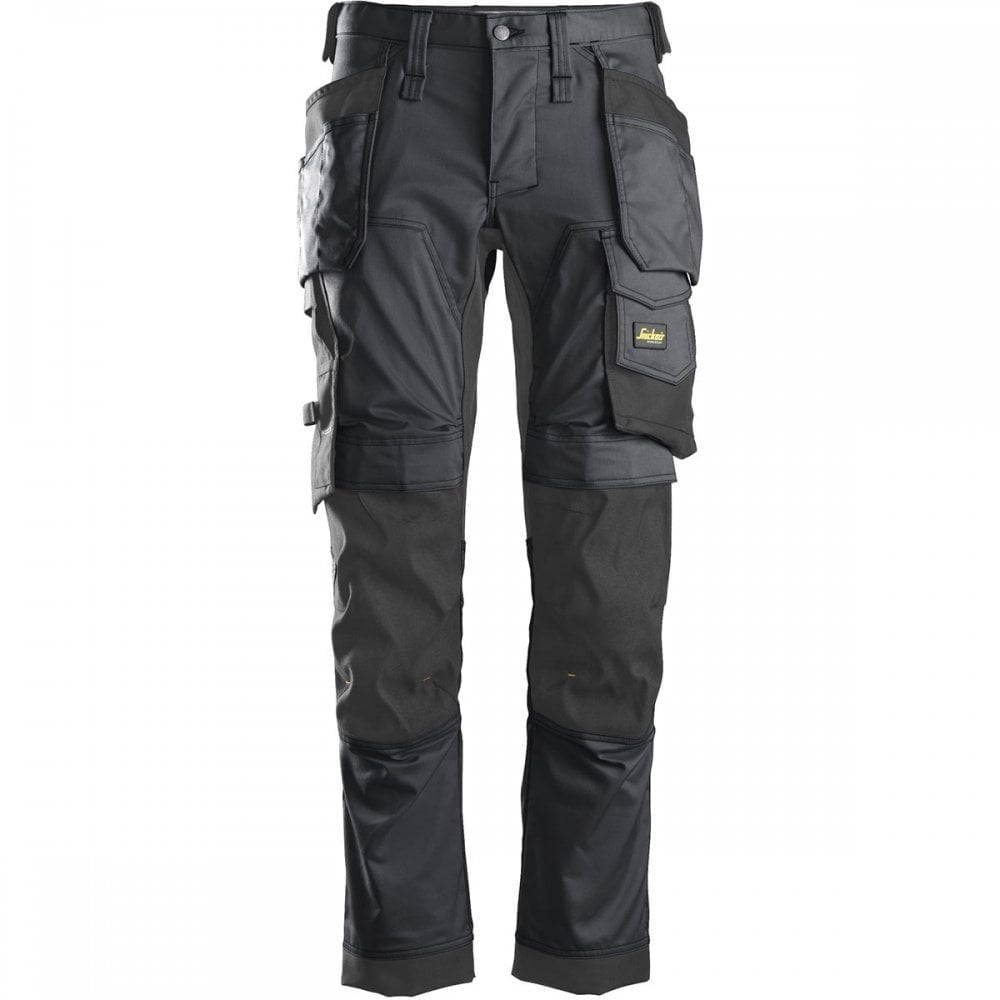 6241 AllroundWork Slim Fit Trousers Holster Pockets Steel Grey Steel Grey 32" 33" *One Size Only - Outlet Store*