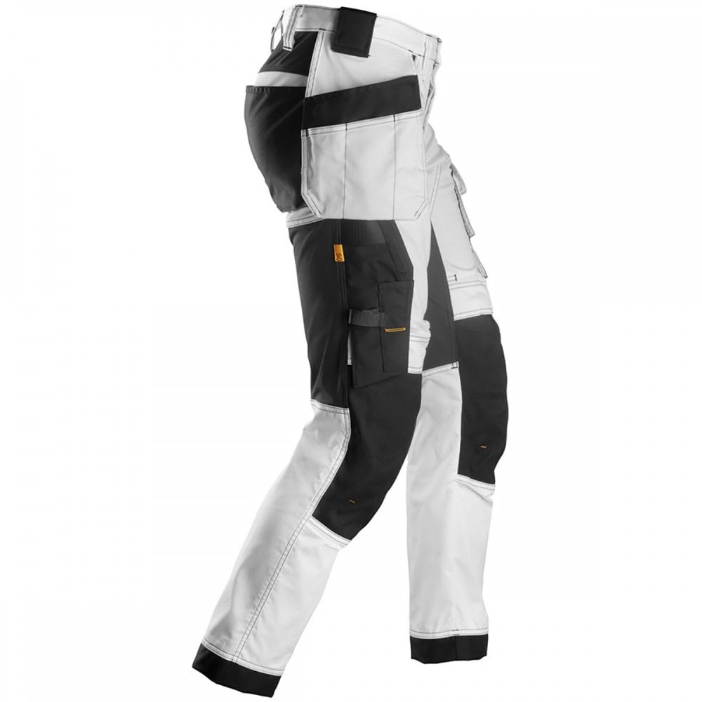 6241 AllroundWork Slim Fit Trousers Holster Pockets White