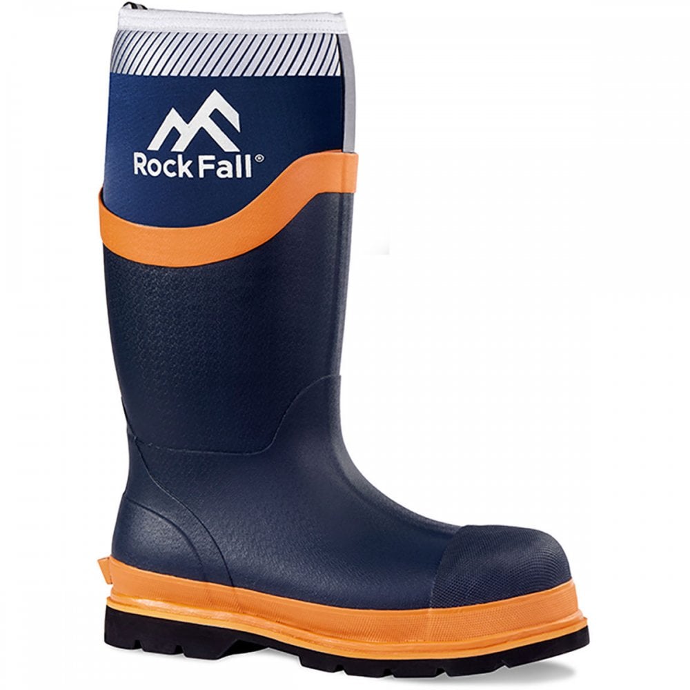RF290 Silt Neoprene Safety Wellington UK13 - EU48 - US14 Navy *One Size Only - Outlet Store*