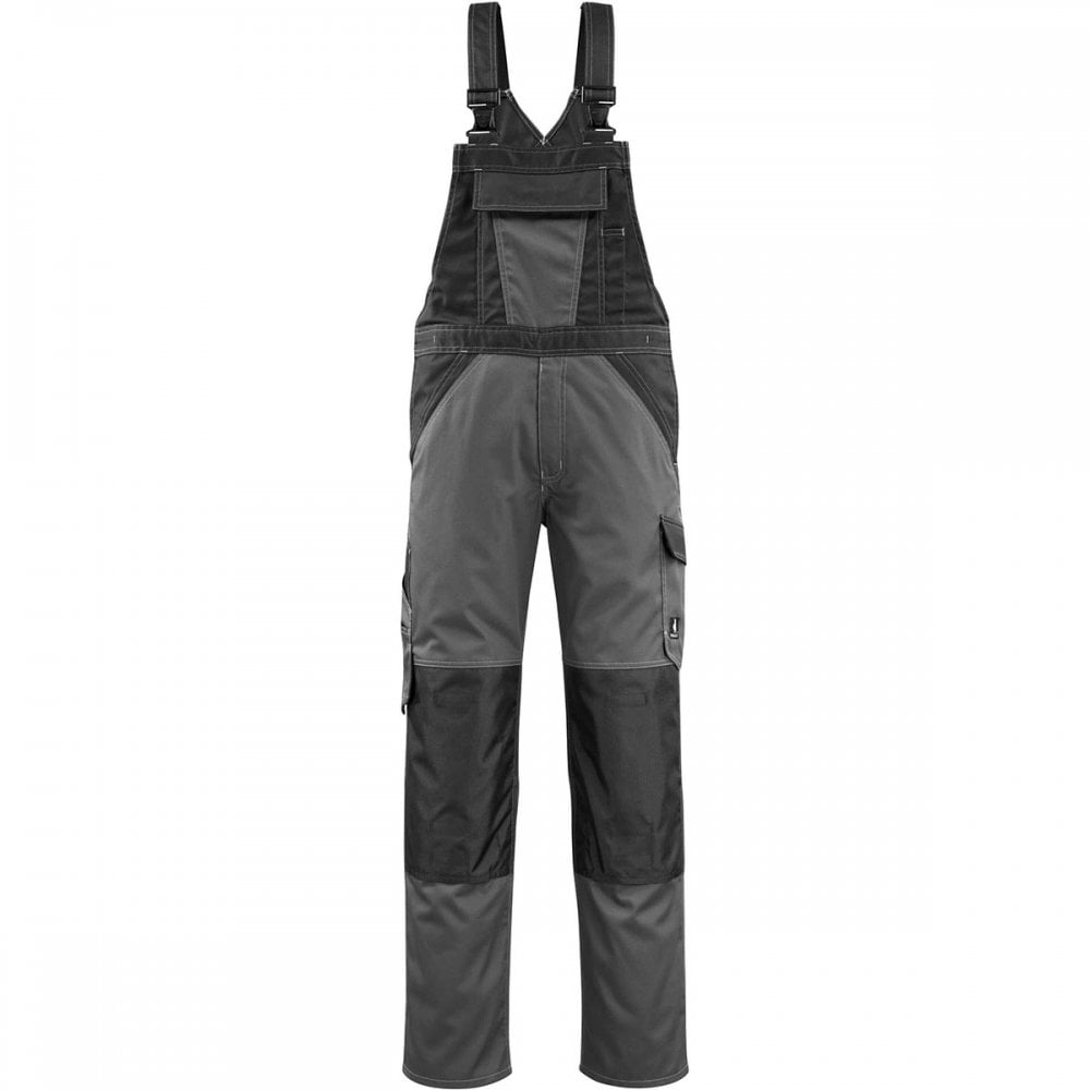 15769 Leeton Light Bib & Brace With Kneepad Pockets Dark Anthracite/Black 30" 36.5" *One Size Only - Outlet Store*