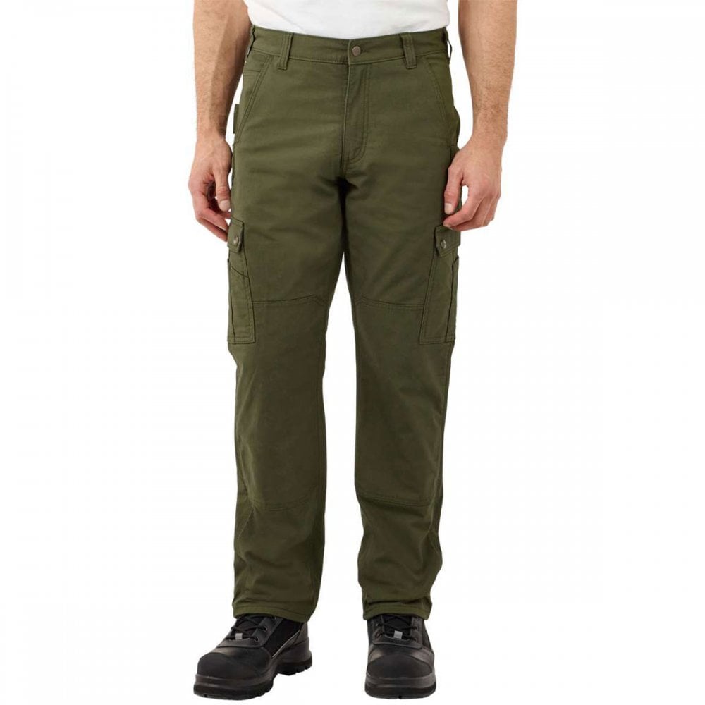 105491 Cargo Fleece Lined Work/Walking Trouser - Ripstop material Basil 34" 38" *One Size Only - Outlet Store*