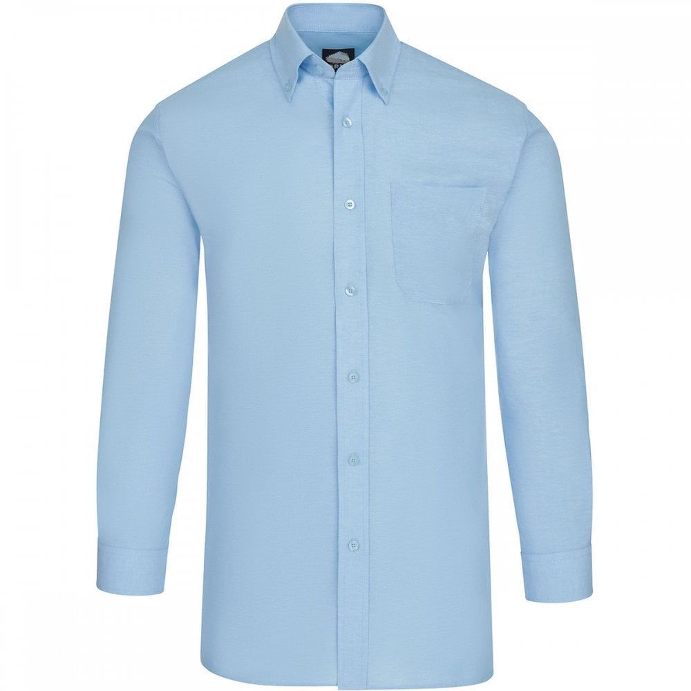 5510 The Classic Oxford Long Sleeve Shirt Sky 16.5" *One Size Only - Outlet Store*