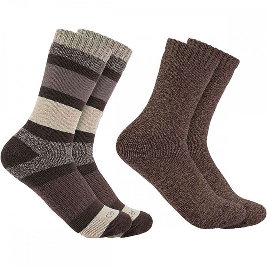 SC3152-W Womens Heavyweight Crew Sock 2 Pack