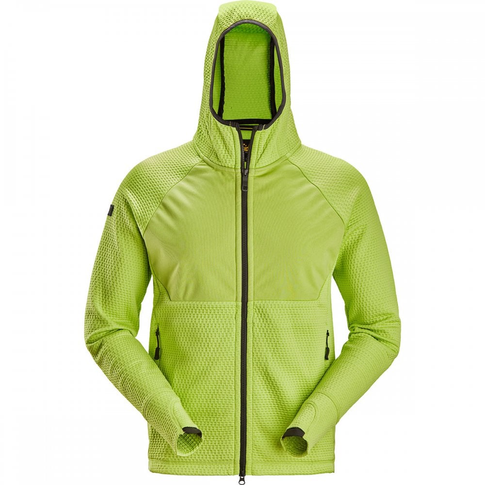 8405 FlexiWork Full-Zip Windproof Midlayer Hoodie Lime XL *One Size Only - Outlet Store*