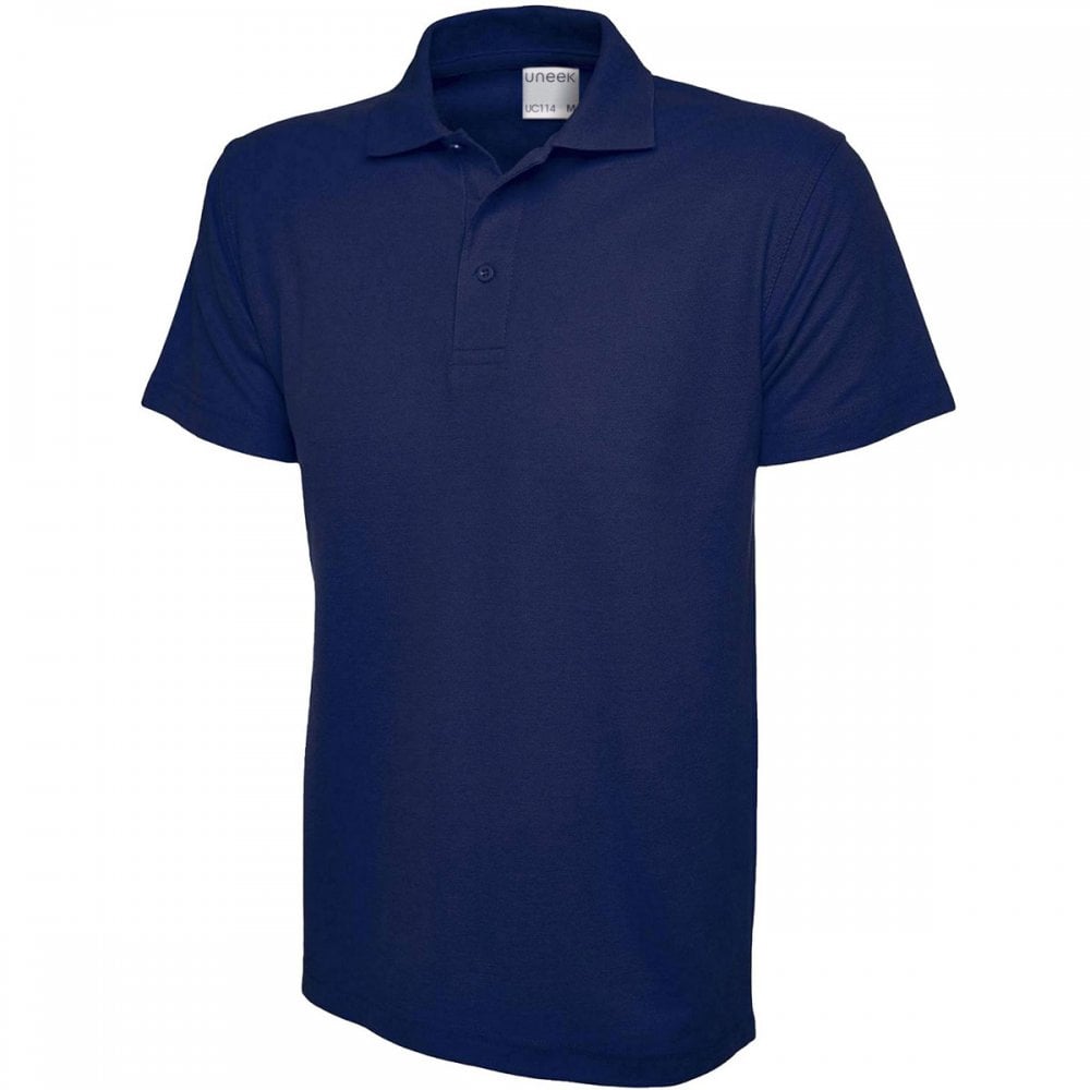 UC114 Mens Active Cotton Poloshirt French Navy 2XL *One Size Only - Outlet Store*