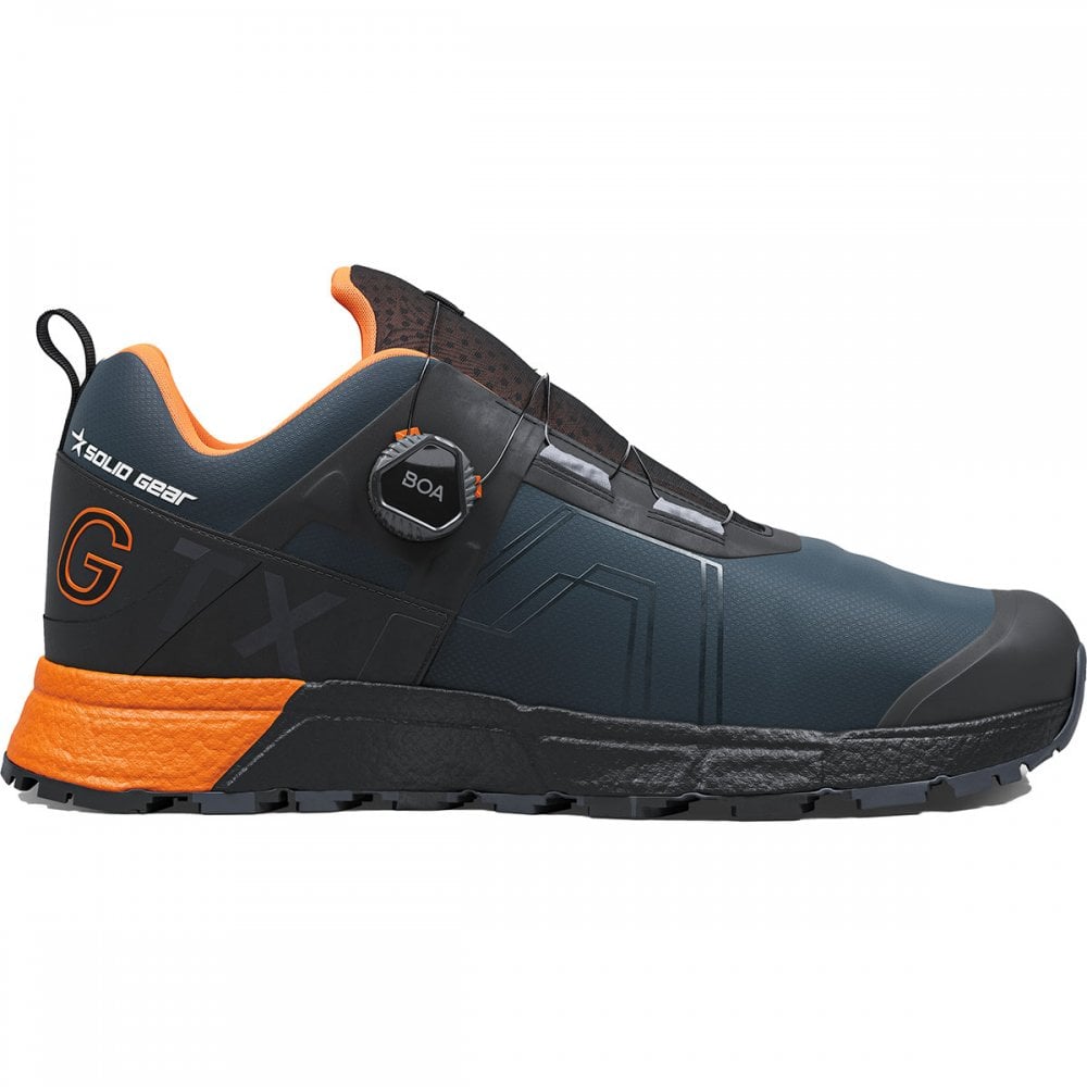 SG16004 Solid Gear GORE-TEX Non Safety Bound GTX Low O6 Occupational Shoe UK10.5 - EU45 - US11.5 Blue/Orange *One Size Only - Outlet Store*