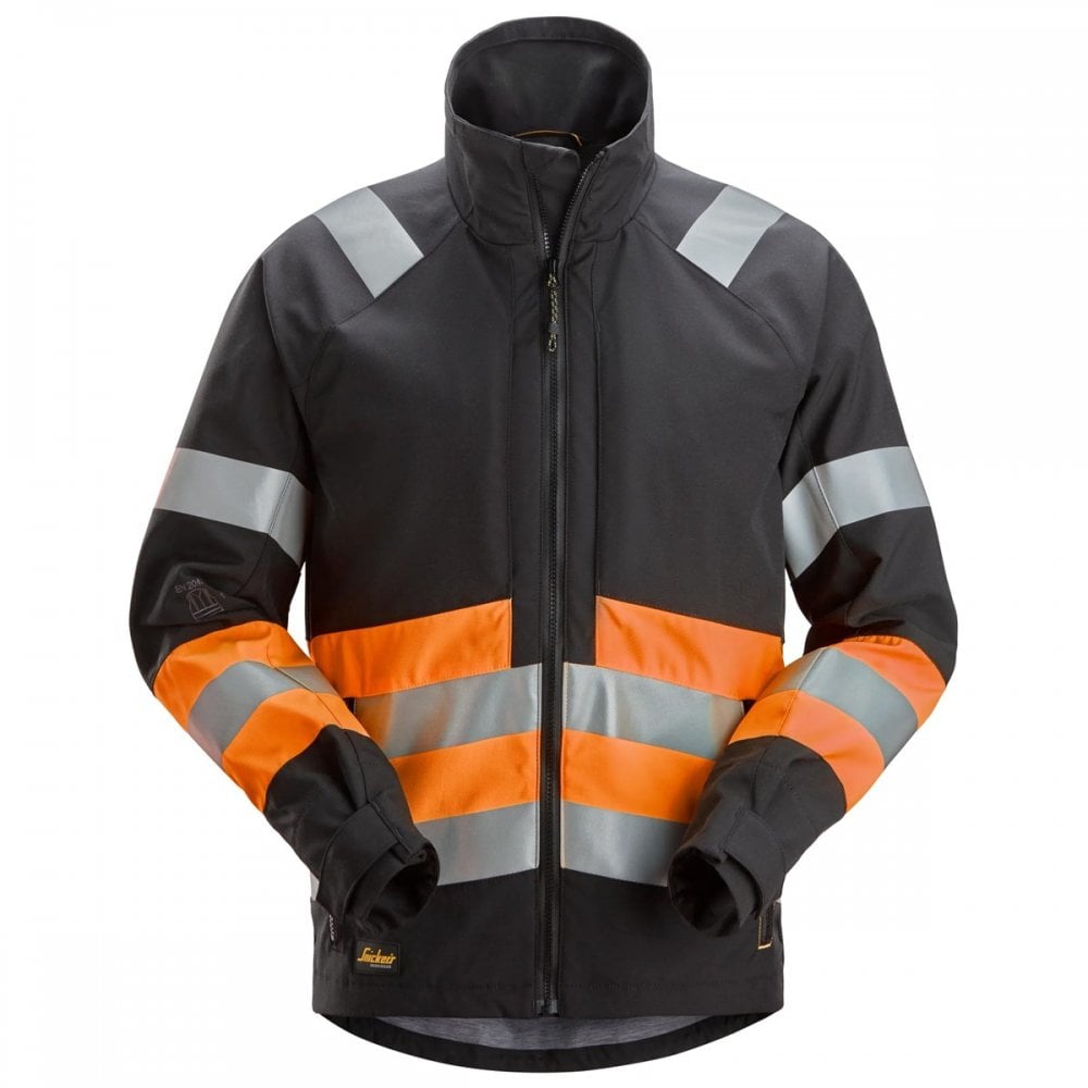 SN1534 HV Jacket Cl 1 Black/High-Vis Orange 3XL *One Size Only - Outlet Store*