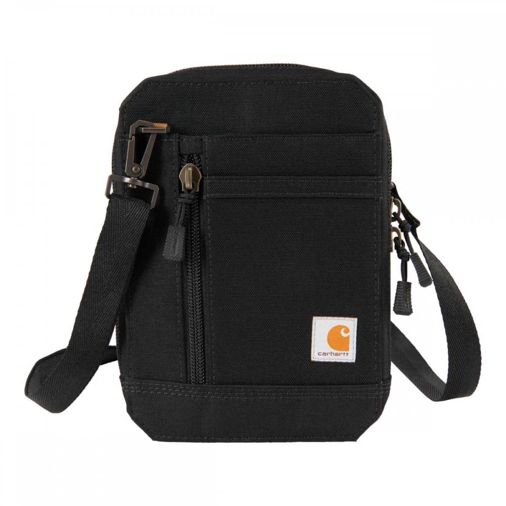 B0000396 Women's Nylon Duck Crossbody Wallet Black *One Size Only - Outlet Store*