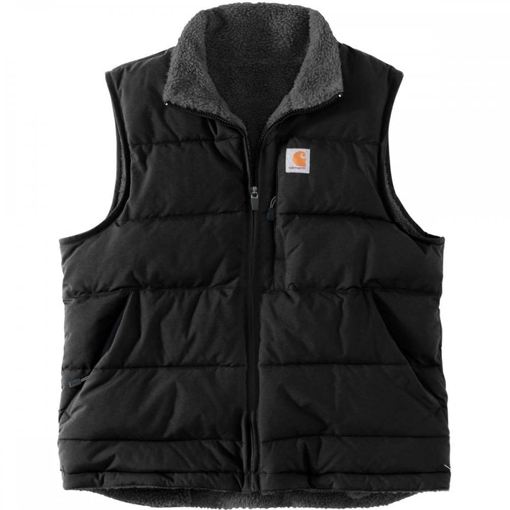 105607 Womens Relaxed Fit Montana Insulated Vest Black L *One Size Only - Outlet Store*