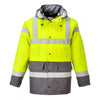 Contrast Traffic Jacket Yellow/Grey 2XL *One Size Only - Outlet Store*