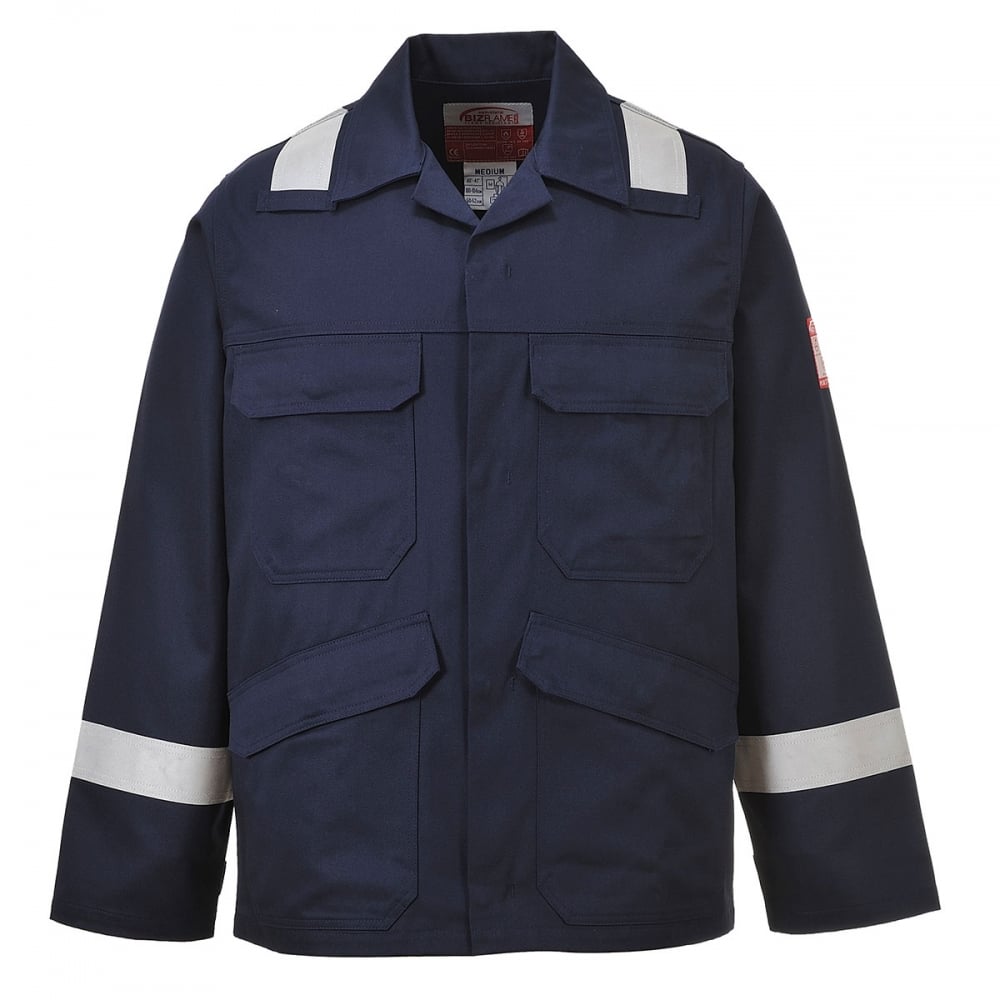 Bizflame Plus Jacket Navy M *One Size Only - Outlet Store*