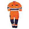 Texo Hi Visibility Coverall Orange/Navy 2XL *One Size Only - Outlet Store*