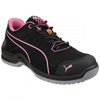 Fuse Tech Lightweight Ladies Lace up Safety Trainer Shoe - Breathable UK4 - EU37 - US5 Black *One Size Only - Outlet Store*