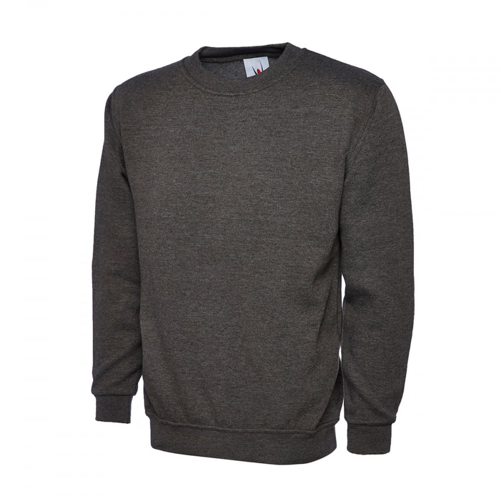 UC203 Classic Sweatshirt Charcoal S *One Size Only - Outlet Store*