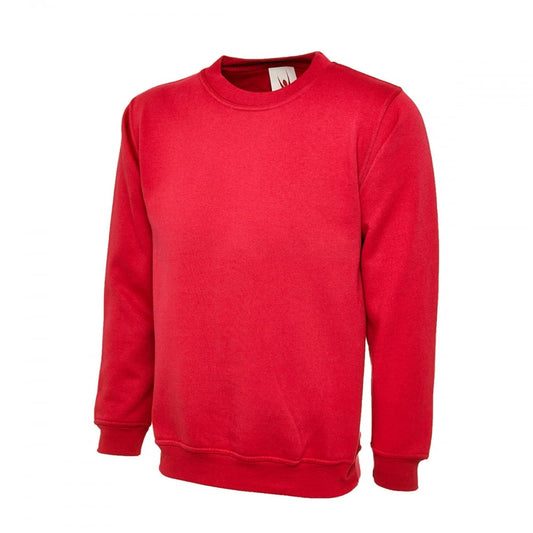 UC201 Heavyweight Sweatshirt Red 2XL *One Size Only - Outlet Store*