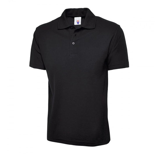 UC124 Olympic Poloshirt Black XS *One Size Only - Outlet Store*