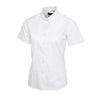 UC704 Ladies Pinpoint Oxford Half Sleeve Shirt
