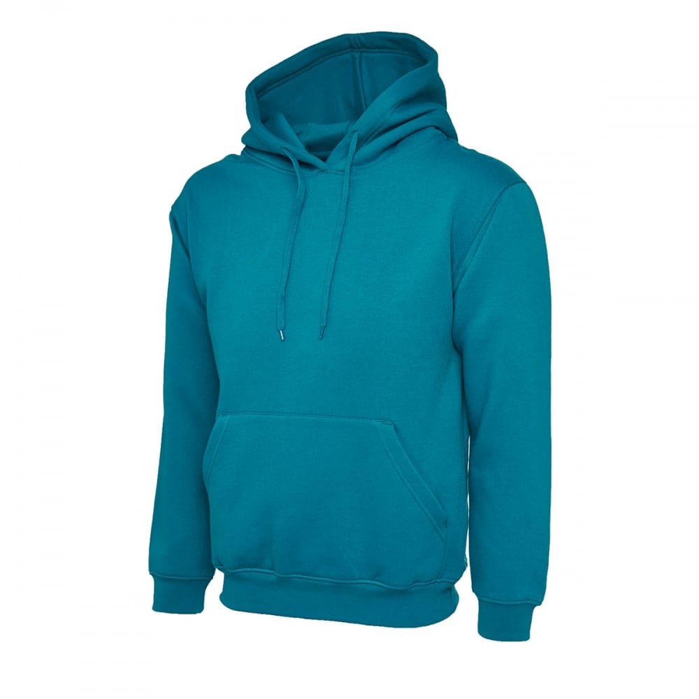 UC502 Classic Hooded Sweatshirt Jade M *One Size Only - Outlet Store*