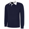 UC402 Classic Rugby Shirt Navy XL *One Size Only - Outlet Store*