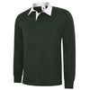 UC402 Classic Rugby Shirt Green 2XL *One Size Only - Outlet Store*