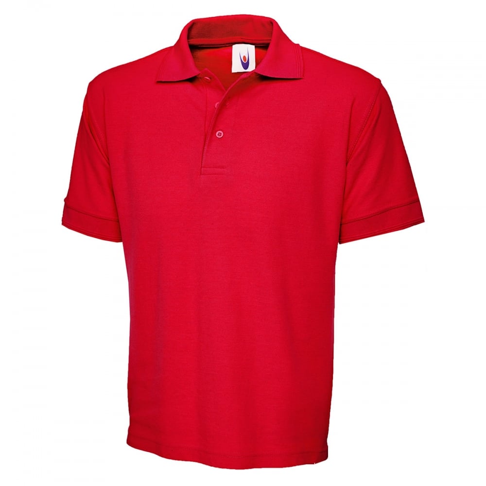 UC102 Heavyweight Poloshirt Red 2XL *One Size Only - Outlet Store*