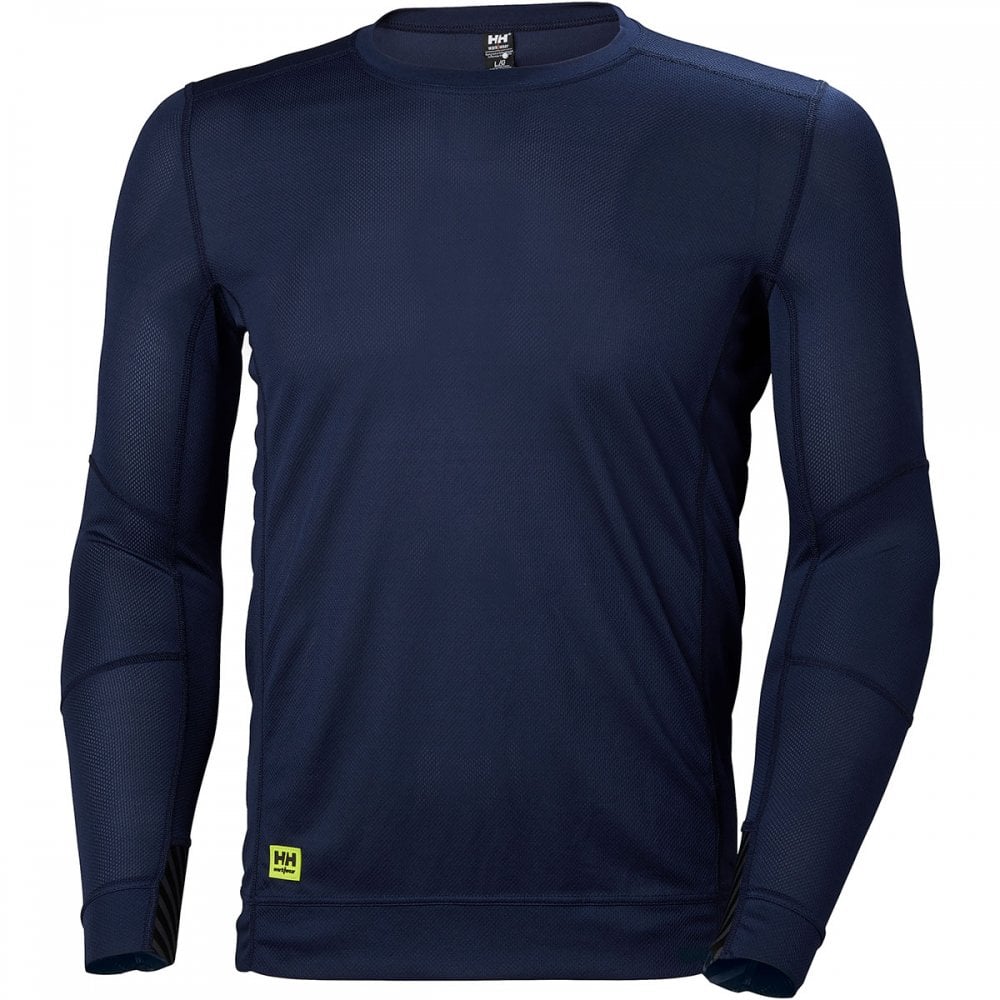 75105 Lifa Crewneck Baselayer Navy M *One Size Only - Outlet Store*