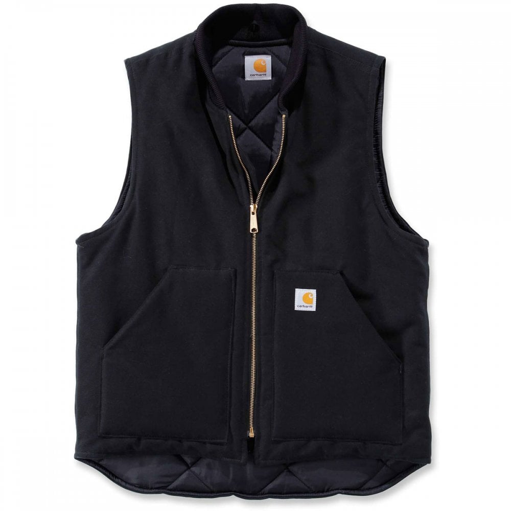 V01 Duck Leisure Quilted Zip Arctic Vest Jacket Top