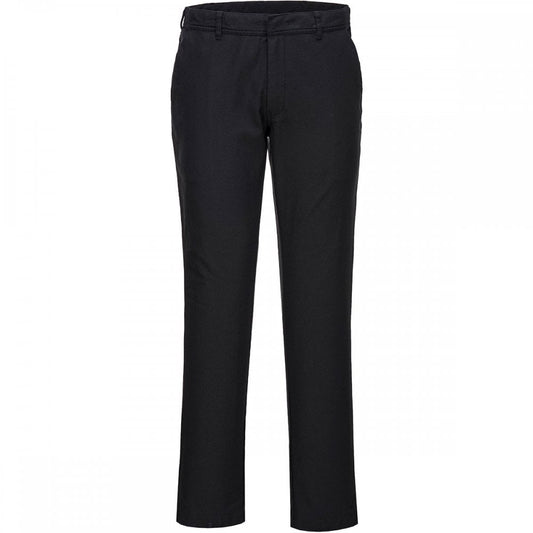 Stretch Slim Fit Chinos Black 31" 48" *One Size Only - Outlet Store*