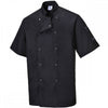 Cumbria Chefs Jacket Black M *One Size Only - Outlet Store*