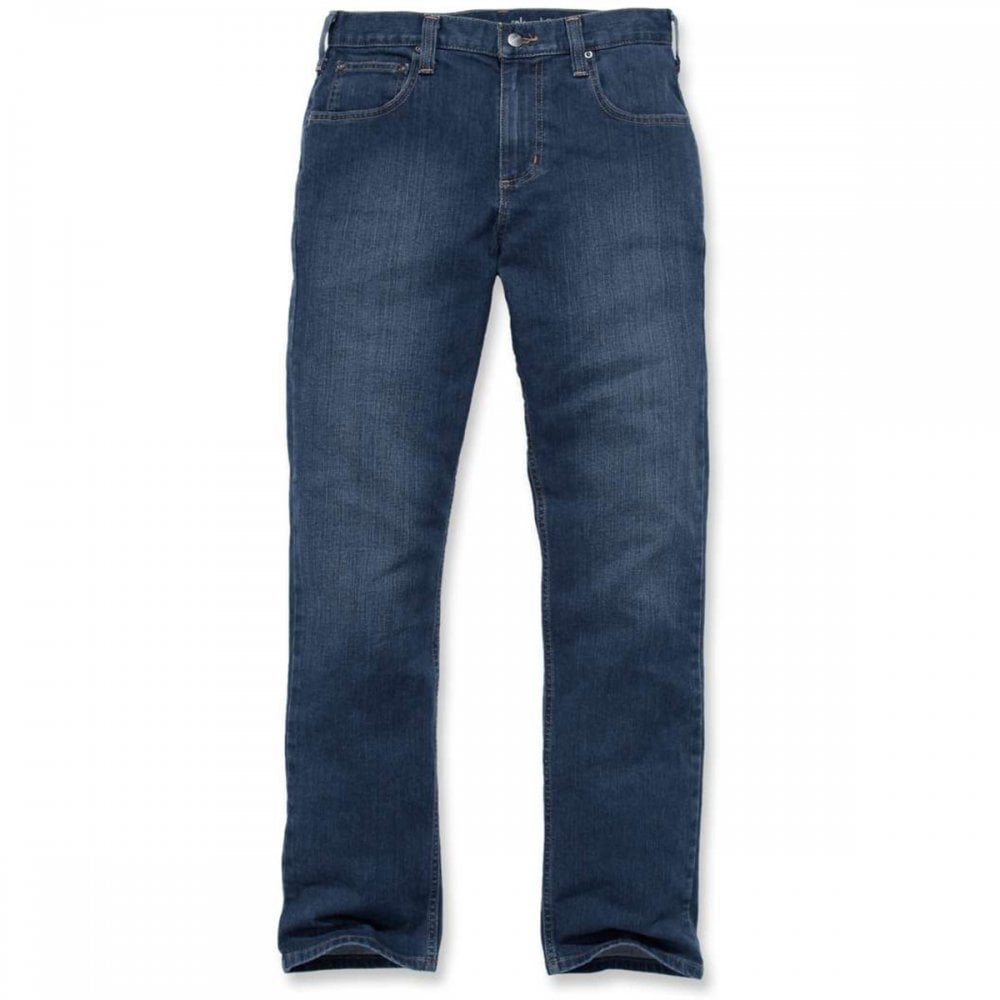102804 Rugged Flex Relaxed Straight Jean Light Blue Chambray 34" 38" *One Size Only - Outlet Store*
