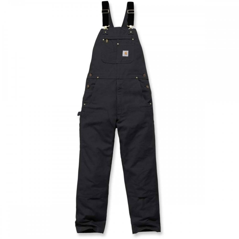 102776 Heavyweight Duck Bib Overall - Relaxed Fit Black 32" 48" *One Size Only - Outlet Store*