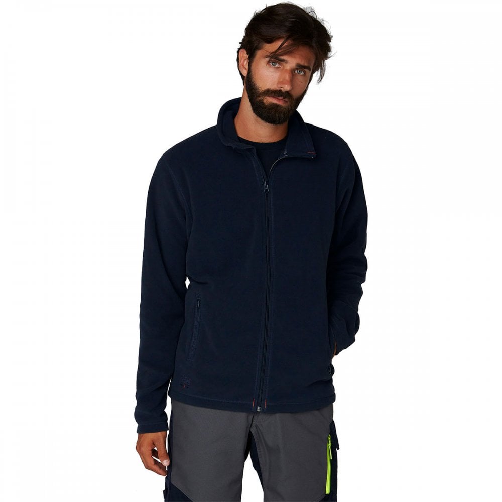 72097 Oxford Light Fleece Jacket - Recycled Material Navy L *One Size Only - Outlet Store*