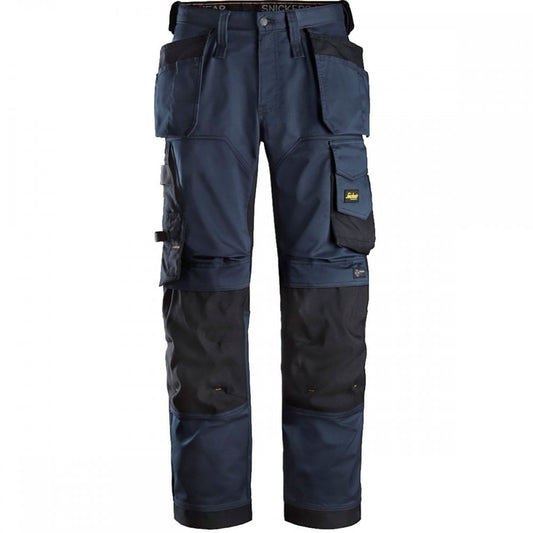 6251 AllroundWork Stretch Loose Fit Trousers+ Holster Pockets Navy/Black 35" 36" *One Size Only - Outlet Store*