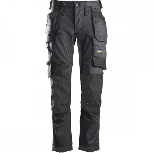 6241 AllroundWork Slim Fit Trousers Holster Pockets Steel Grey Steel Grey 28" 39" *One Size Only - Outlet Store*