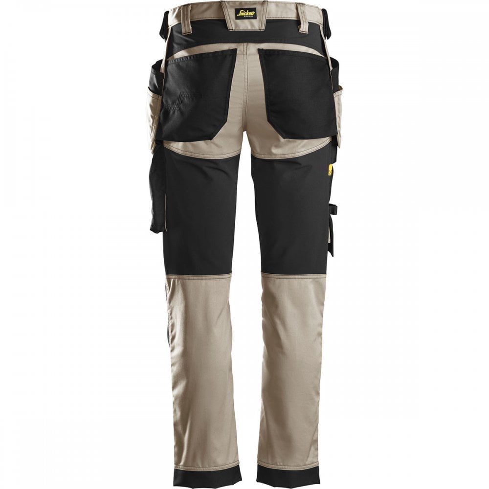 Snickers - AllroundWork Slim Fit Trousers Holster Pockets Khaki