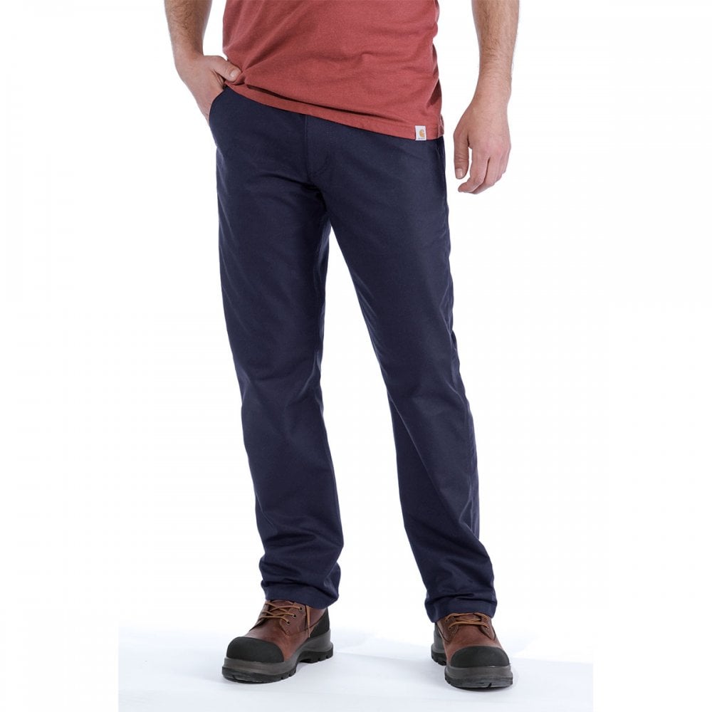 103109 Rugged Stretch Canvas Trouser Navy 30" 32" *One Size Only - Outlet Store*