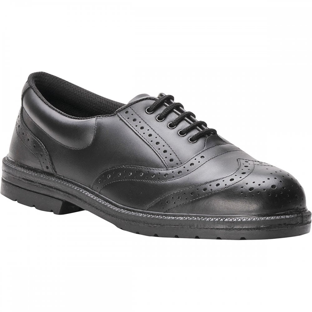 Exec Brogue S1P Black 6.5 *One Size Only - Outlet Store*