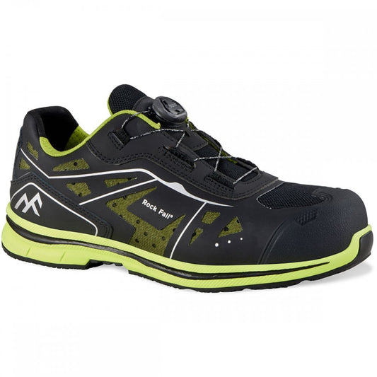 RF110 Luna ESD Boa Safety Trainer - Wide Fitting UK9 - EU43 - US10 Black/Green *One Size Only - Outlet Store*