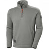 72251 Kensington 1/2 Zip Knitted Fleece Top - Outstanding warmth and comfort Mid Grey S *One Size Only - Outlet Store*