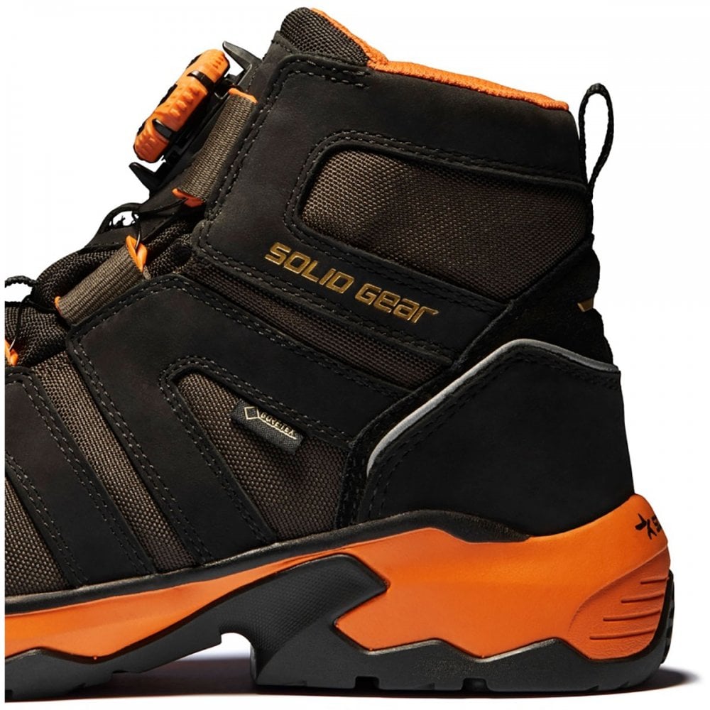 Solid Gear GORE-TEX® Waterproof Insulated SG81002 Tigres GTX AG S3 Mid Safety Boots With BOA® Lace Fit System