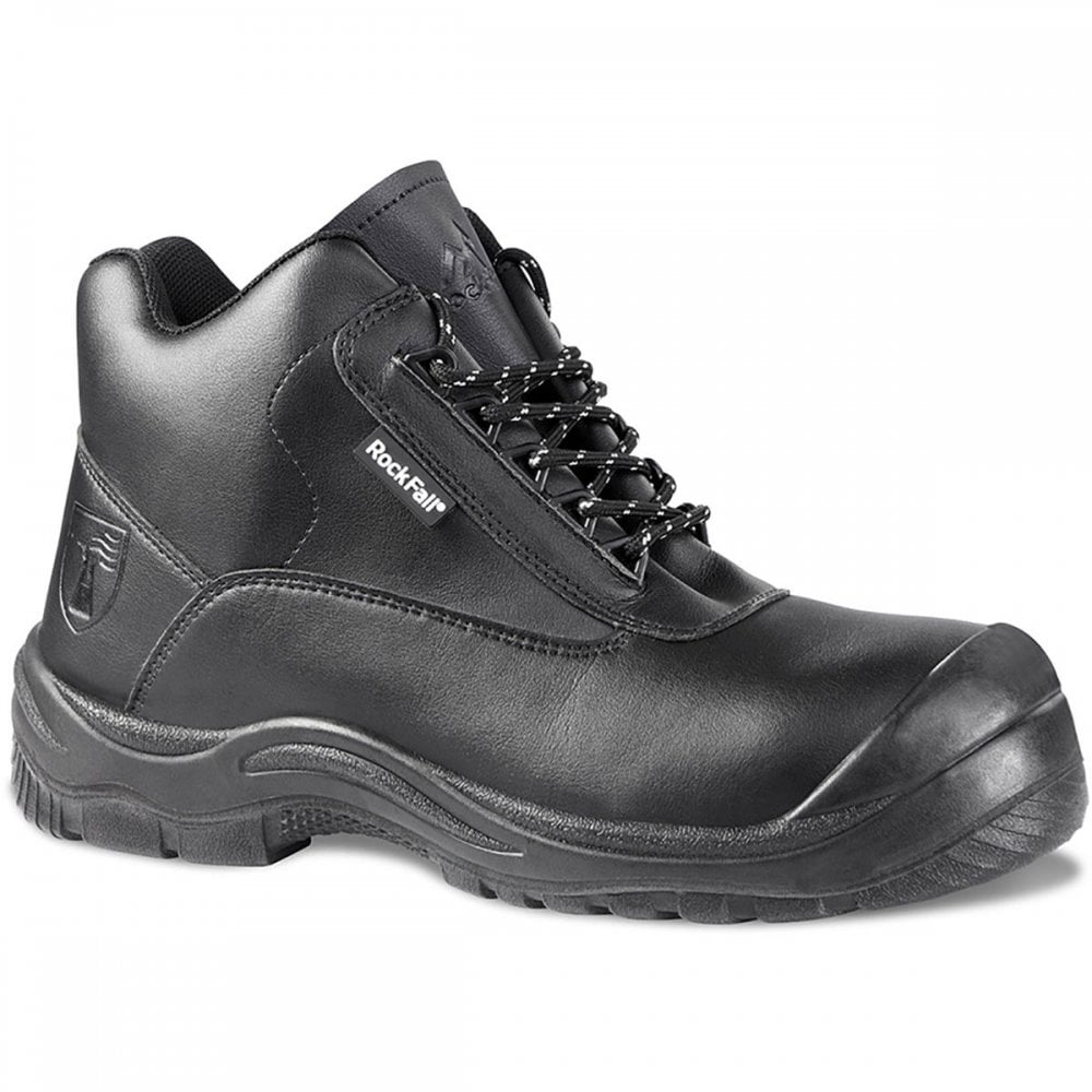 RF250 Rhodium Chemical Resistant Safety Boot UK10 - EU44 - US11 Black *One Size Only - Outlet Store*