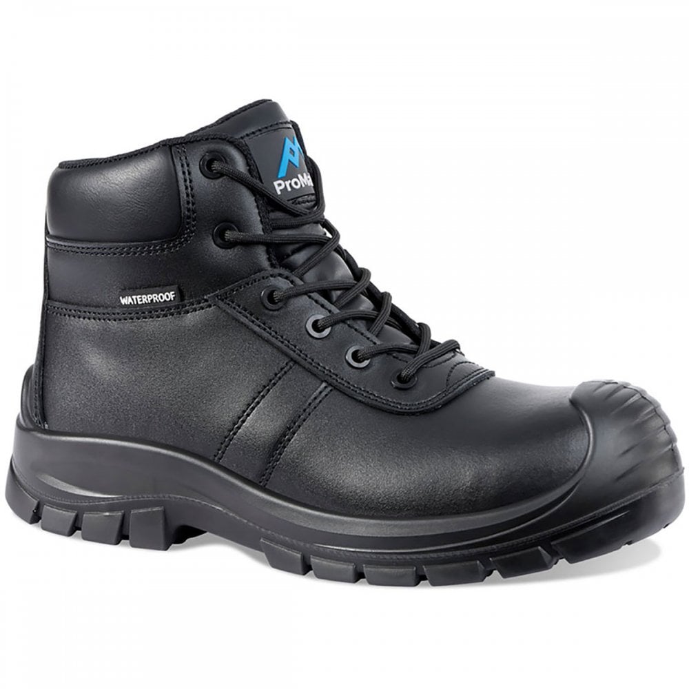 ProMan PM4008 Baltimore Waterproof Safety Boot UK13 - EU48 - US14 Black *One Size Only - Outlet Store*