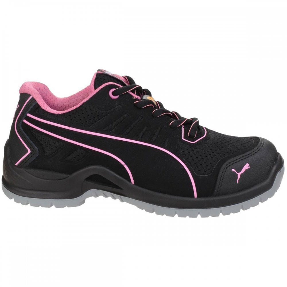Fuse Tech Lightweight Ladies Lace up Safety Trainer Shoe - Breathable