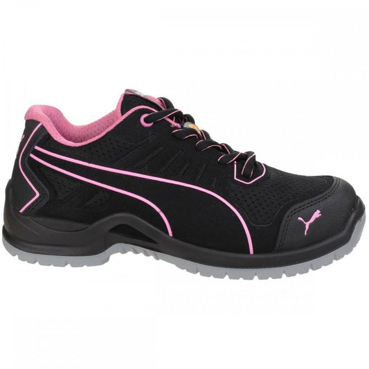 Fuse Tech Lightweight Ladies Lace up Safety Trainer Shoe - Breathable