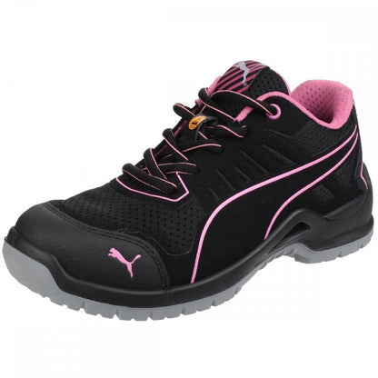 Fuse Tech Lightweight Ladies Lace up Safety Trainer Shoe - Breathable